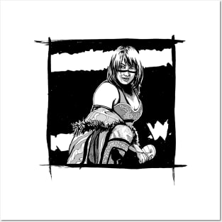 Asuka Grayscale Style Posters and Art